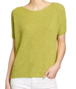 EILEEN FISHER Womens XL Organic Linen Cotton Slub Tunic Sweater Office Siren - Picture 1 of 13
