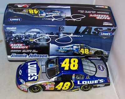 1:24 ACTION 2007 #48 LOWE'S KOBALT JIMMIE JOHNSON ЛАС-ВЕГАС ГОНКИ ВЫИГРАТЬ 1/1380 MIB - Изображение 1 из 4