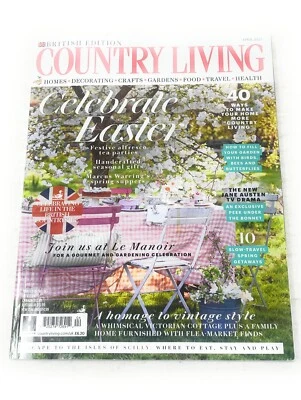 COUNTRY LIVING BRITISH MAGAZINE APRIL 2025 Tea Parties Seasonal Gifts Birds Bees Foto 1 de 3