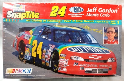 Revell Snaptite 24 Jeff Gordon Dupont Monte Carlo 1:32 Model kit. Factory Sealed - Image 1 of 3
