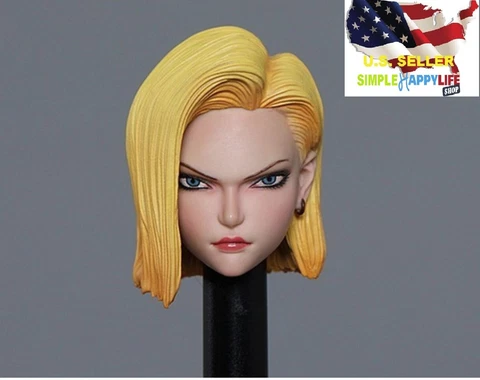 1/6 Anime Girl Head sculpt 2.0 Android 18 For 12'' Female Figure Iminitoys ❶USA❶ Cover