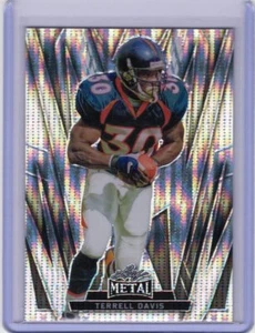 2024 Leaf Metal #97 Terrell Davis Pulsar Silver #/10 - Picture 1 of 2
