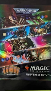Magic the Gathering Werbefolie Poster Universes Beyond Warhammer 40.000 - Bild 1 von 2