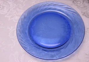 Plato (s) de ensalada Corelle Corning Pyrex FESTIVA azul cobalto - Imagen 1 de 3