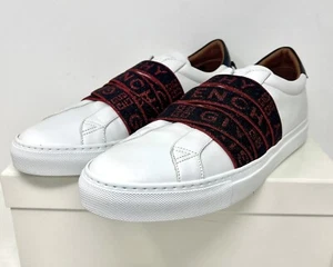 GIVENCHY PARIS Urban Street Webbing EU 40 White Red Black Mens Sneakers Shoes - Picture 1 of 7