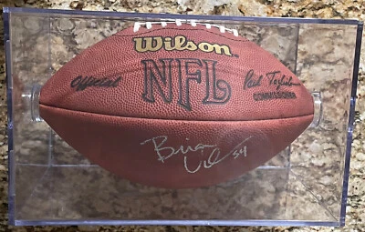 HOF Brian Urlacher AUTOGRAPHED “DUKE” FOOTBALL — MINT Condition with or w/o case - Image 1 of 3