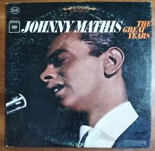 Johnny Mathis The Great Years Two Vinyl LP Record Album Vintage