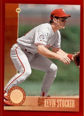 1996 Leaf Bronze Press Proofs #58 Kevin Stocker. - Image 1 of 2