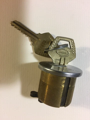 Vintage, Corbin Mortise Dead Bolt Lock with two keys Cover