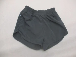 ZELLA Size L (10-12) Girls Black Stretch Waist Lined Athletic Running Shorts 969 - Picture 1 of 7