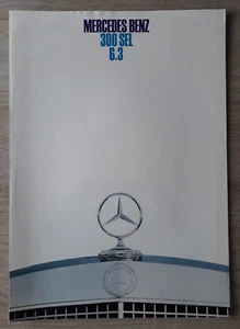 Mercedes-Benz 300 SEL 6.3 Brochure c.1968 - Picture 1 of 3