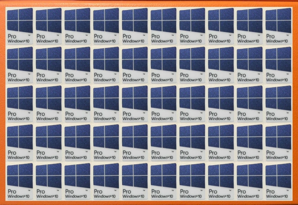 50 PIEZAS Pegatina para Ventana 10 Pro Violeta Desvanecimiento Azul Brillo 16mm x 23mm Foto 1 de 1