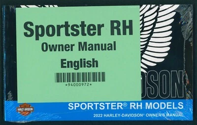 NEW Harley Sportster RH 1250 (2022) Factory Issue Riders Owners Manual Book FJ02 - Image 1 of 2