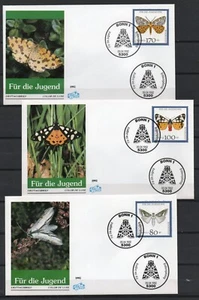 Germany - Butterflies - 1992 FDC Covers - 5 stk. - VF Used !!!!! (A5971) - Picture 1 of 2