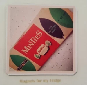 VINTAGE SWEETACRES 'MINTIES' PACKET FRIDGE MAGNET - M565 LA - Picture 1 of 1