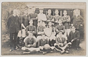 1907-08 Real Photo Postcard, An Unidentified English Football Team Photo - Picture 1 of 2