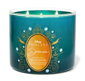 Bath & Body Works DISNEY Princess JASMINE 3 Wick Candle (NEW) - Picture 1 of 5