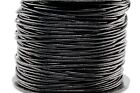 Genuine Round Leather Cord 1.5 MM 1/16' DIY Craft Making Supplies - Choose Color