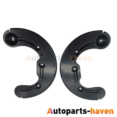 2x Front Side Brake Dust Shield for Ford F-150 2004-2008 F-150 Heritage Lincoln Foto 1 de 4