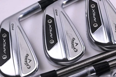 Callaway Apex Pro/CB 24 Irons / 4-PW / Stiff Flex SteelFiber i80cw Shafts - Image 1 of 4