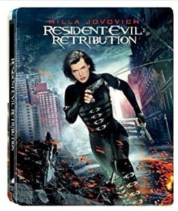 RESIDENT EVIL RETRIBUTION 3D Blu-Ray Disc SteelBook Paul W.S. Anderson Movie - Picture 1 of 1