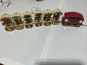 Vintage Mr Christmas Karussell 6 Pferde 21 Weihnachtslieder  - Bild 1 von 15