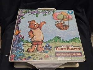 Teddy Ruxpin Tragetasche Vintage 1985 mit 6 Büchern & 6 Bändern selten Vintage Set 1 - Bild 1 von 20
