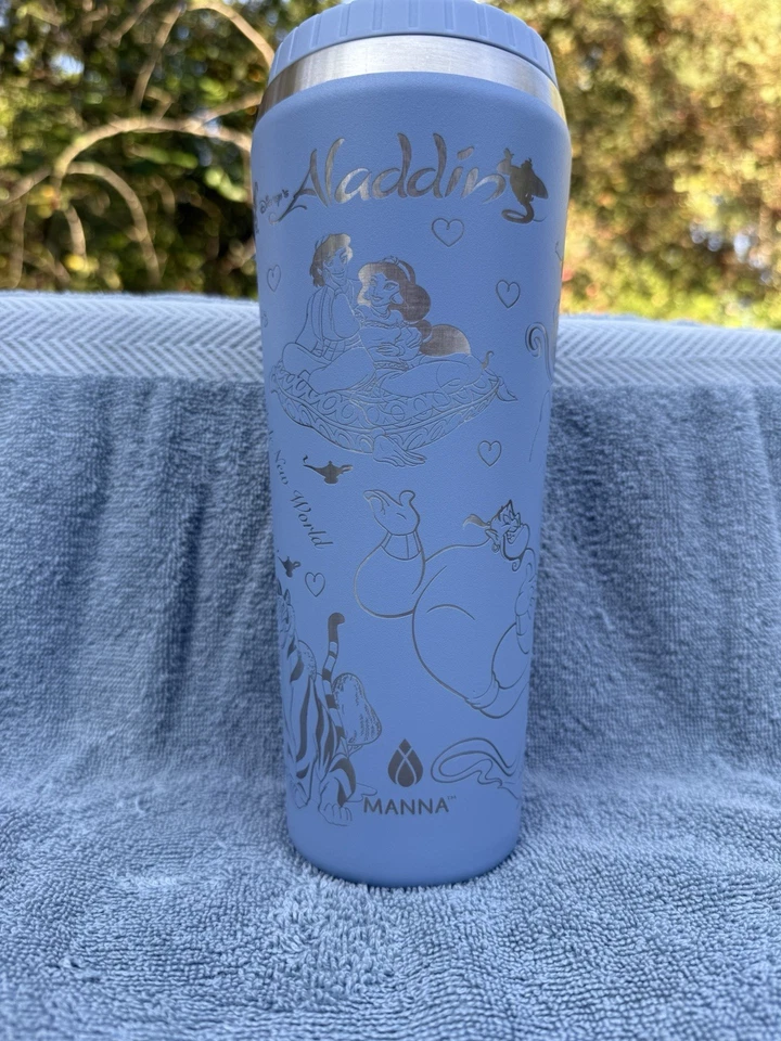 Manna Tall Boy Stainless Steel Tumbler 18 Ounce Oz Hot Cold Mug Cup BPA Lid