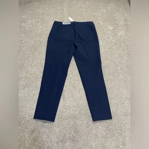 Talbots womens high waist straight pants sz 12p blue business casual trousers - Picture 1 of 13
