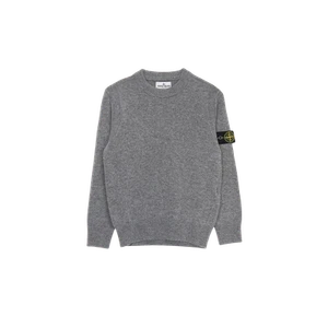 (Kids) Stone Island 502Z1 Stocking Stitch Wool Viscose Nylon Cashmere Crewneck K - Picture 1 of 2