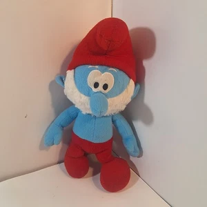The Smurfs Papa Smurf Plush 9" 2013 Stuffed Animal  - Picture 1 of 6