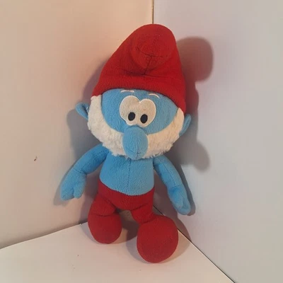 The Smurfs Papa Smurf Plush 9" 2013 Stuffed Animal  - Image 1 of 4