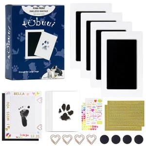 Paw Print Kit for Dogs Cats,Inkless Baby Hand and Footprint Kit, Dog Nose Pri... - Picture 1 of 7