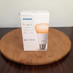 Philips Hue White Ambiance Smart LED Light Bulb E26 800 Lumen 10W BRAND NEW - Picture 1 of 6