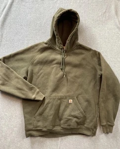 Carhartt Girls Green Long Sleeve Hoodie Size Large (12-14) Fair Condition 2-09 - Picture 1 of 17