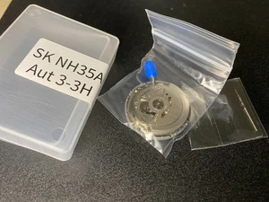 Seiko TMI NH35A Automatic Movement 24 Jewels Hacking Hand-Wind Date 3H - Picture 1 of 8