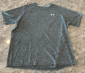 Under Armour Men’s Pullover Top Gray Space Dye Crew HeatGear Activewear XL - Picture 1 of 9