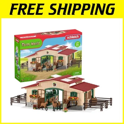 Farm World Stable Playset for Boys and Girls - Image 1 of 4