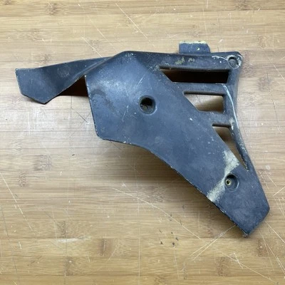 Cubierta de cuchara de radiador negra TRI-Z 250 1985 1986 OEM Yamaha usada mano izquierda Foto 1 de 4