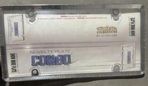 Cruiser Accessories Silver Novelty Plate Combo #60310 - Picture 1 of 2