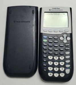 Texas Instruments TI-84 Plus Grafikrechner schwarz grau getestet funktioniert - Bild 1 von 4
