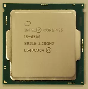 INTEL CORE i5-6500 3.20GHz SR2L6 4 CORE PROCESSORE CPU SOCKET 1151/H4/LGA1151 - Foto 1 di 2