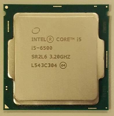 INTEL CORE i5-6500 3.20GHz SR2L6 4 CORE PROCESSORE CPU SOCKET 1151/H4/LGA1151 - Immagine 1 di 2