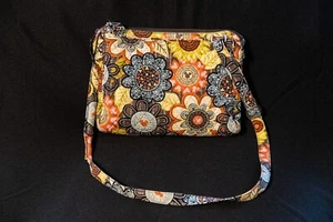 Mickey's Perfect Petals Flower Shower Hipster Tablet Crossbody/Vera Bradley - Picture 1 of 3