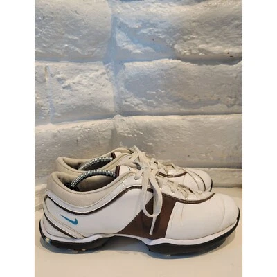 Zapatos de golf Nike Performance Ace para mujer blancos/marrones 335940-141 talla 8,5 Foto 1 de 4