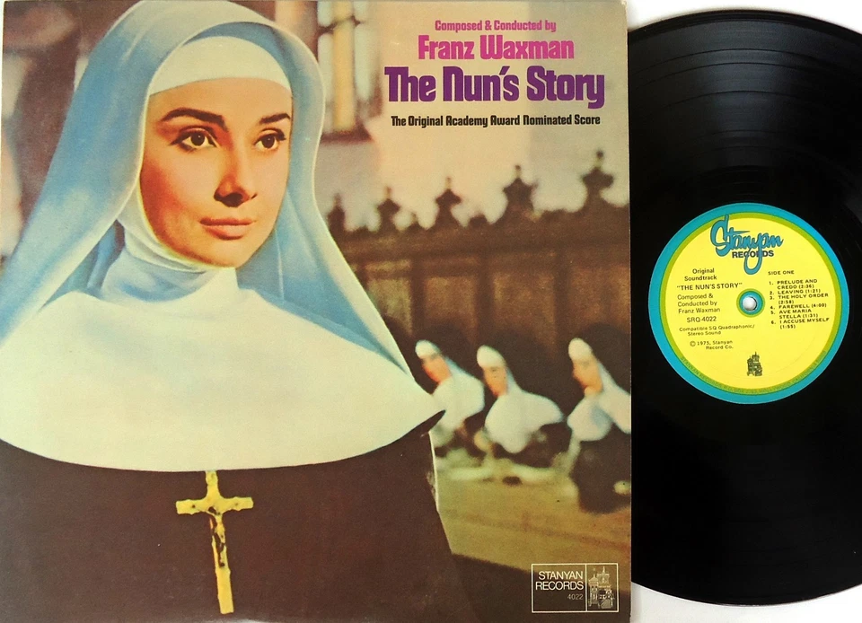 FRANZ WAXMAN-The Nun's Story-Soundtrack LP 1975 USA Quadrophonic-SRQ 4022 - Image 1 of 3