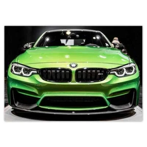 Fotomurale in tessuto non tessuto carta da parati quadro verde BMW n. H5849_TV - Foto 1 di 17
