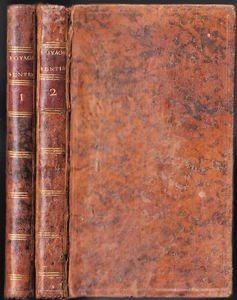 VOYAGE Sentimental en FRANCE par M. STERNE Lettres d'Yorick à Eliza 1786 T1 & T2 - Picture 1 of 12