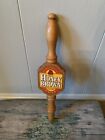 JW Dundee original Honey Brown Ale Wood Beer Tapper Bar Tap Handle Knob