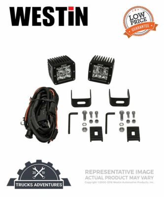 Westin 09-12200B-PR HyperQ LED Auxiliary Light | High-Quality Auto Part, Univers - Image 1 of 4
